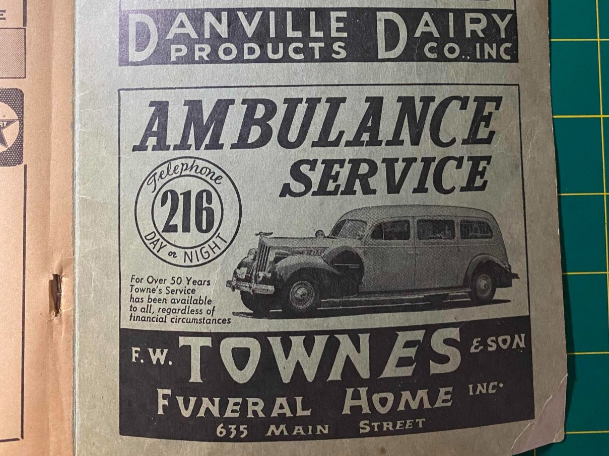 Danville & Chatham Telephone Directory, 1945-1946