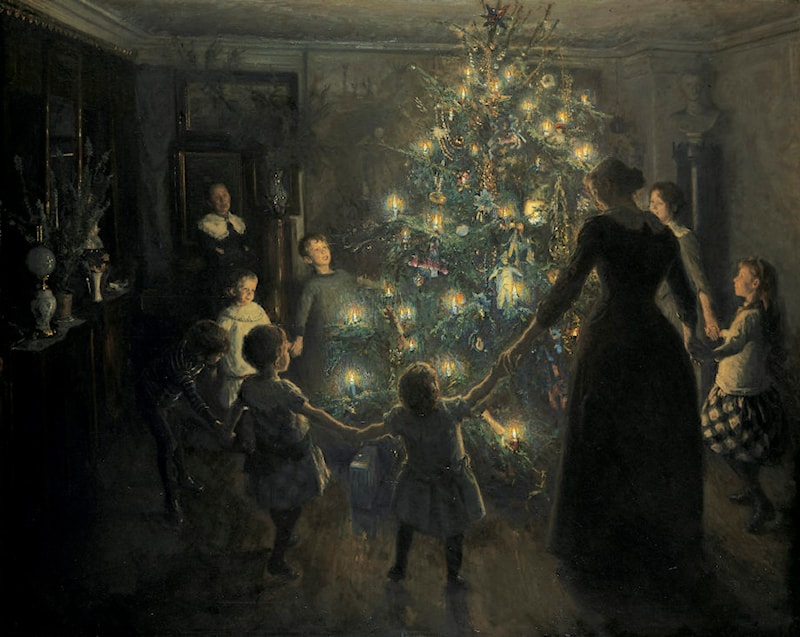 Victorian Christmas Trees Described